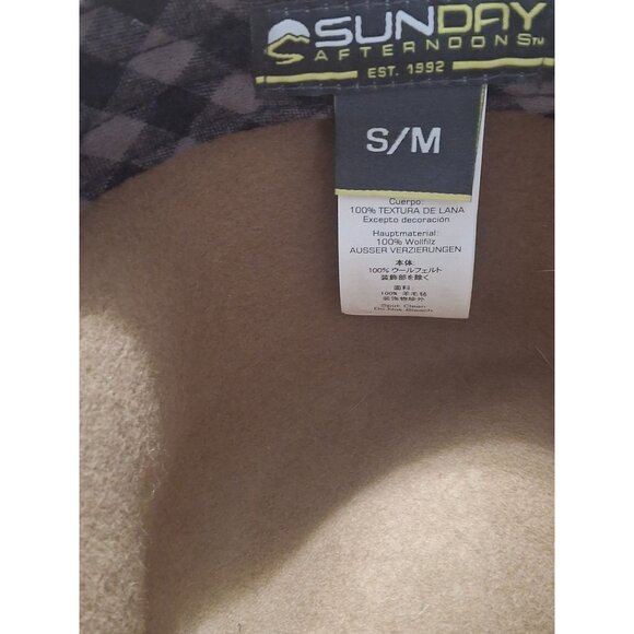 Sunday Afternoons Wool Fedora Hat S/M With Beaded Band - Picture 6 of 9